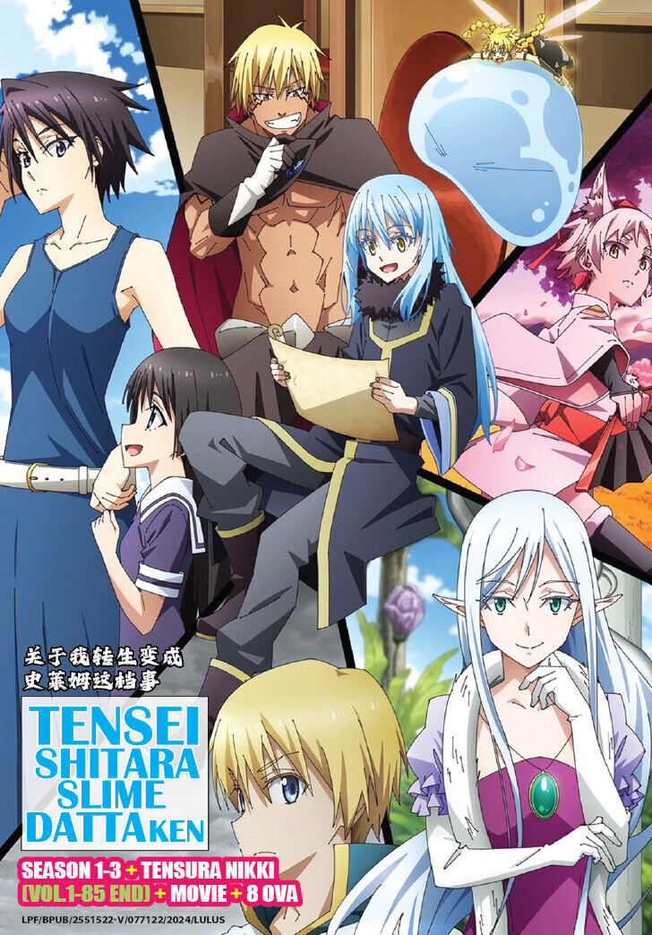 DVD ENGLISH DUBBED Tensei shitara Slime Datta Ken SEASON 1-3+