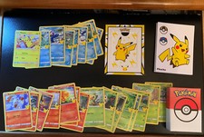 2021 McDonalds 25th Anniversary Pok mon Complete Non-Holo 25 Card Set.