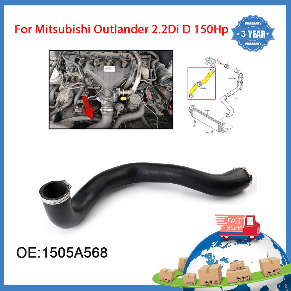 Turbocharger hose Mitsubishi Outlander 3 2.2 DI-D 150 hp Diesel Turbocharger hose Mitsubishi Outlander 3 2.2 DI-D 150 hp Diesel