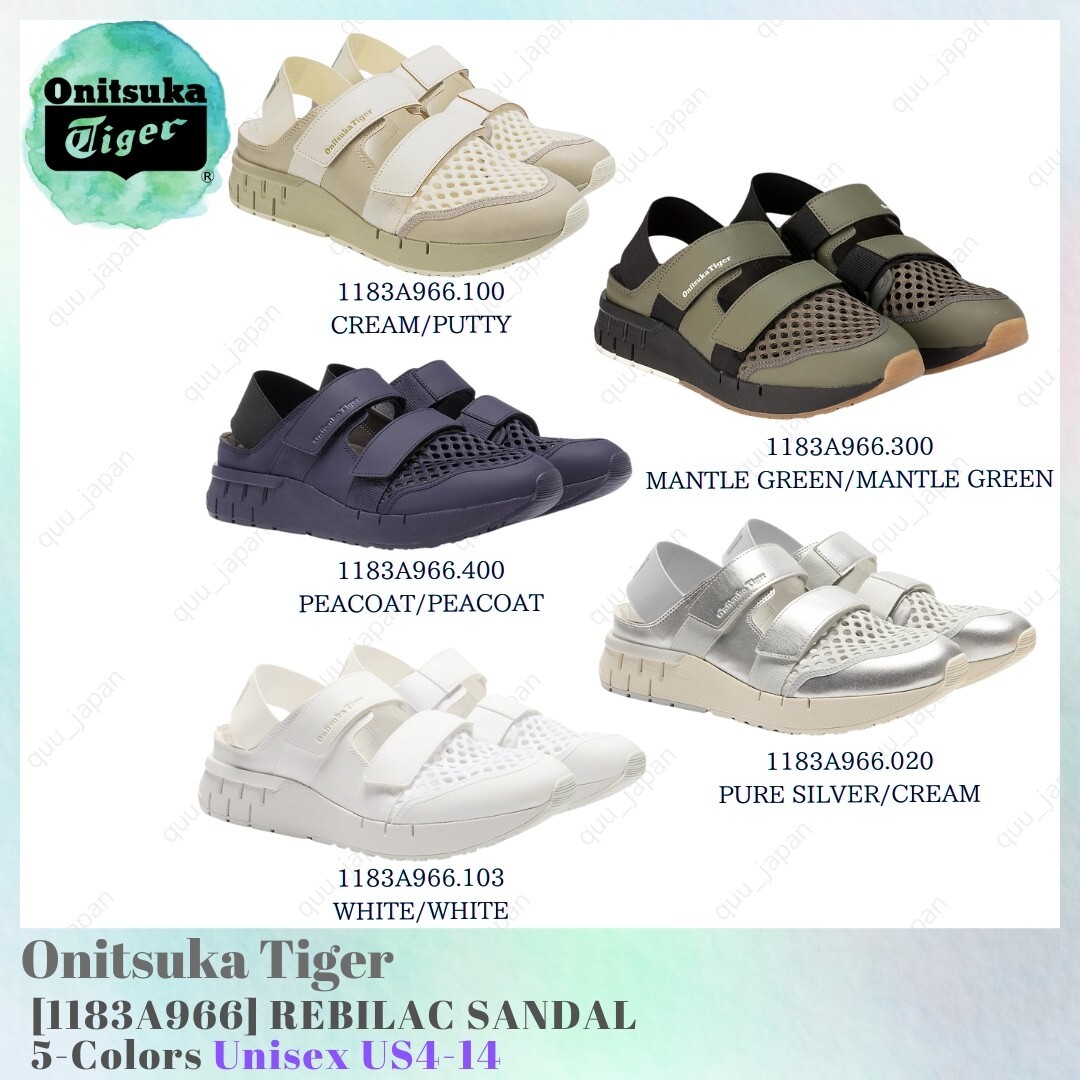 ■onitsuka tiger■ Revillac sandals 1183A966_100 Onitsuka Tiger REBILAC SANDAL 1183A966 5-Colors Unisex US4