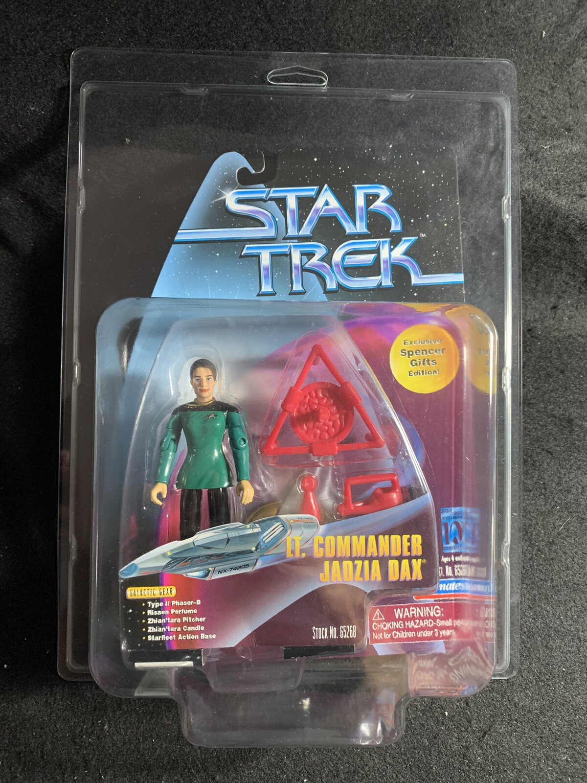 Playmates Toys. Star Trek DS9  DAX. EXCLUSIVE VINTAGE W/COLLECTOR CASE