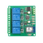 4 Channel AC 90-250V Smart WiFi Switch Relay Module Mobile APP Remote Control