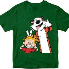 Calvin And Hobbes FUNNY T-shirt Unisex cotton All sizes S-5Xl