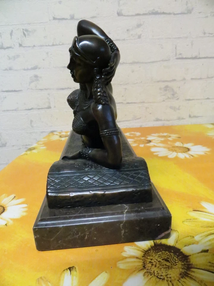 Bronze, Art Deco, signiert Chiparus, 5,920 kg, 35,5 x 12 x 21 cm - Bild 3 von 4