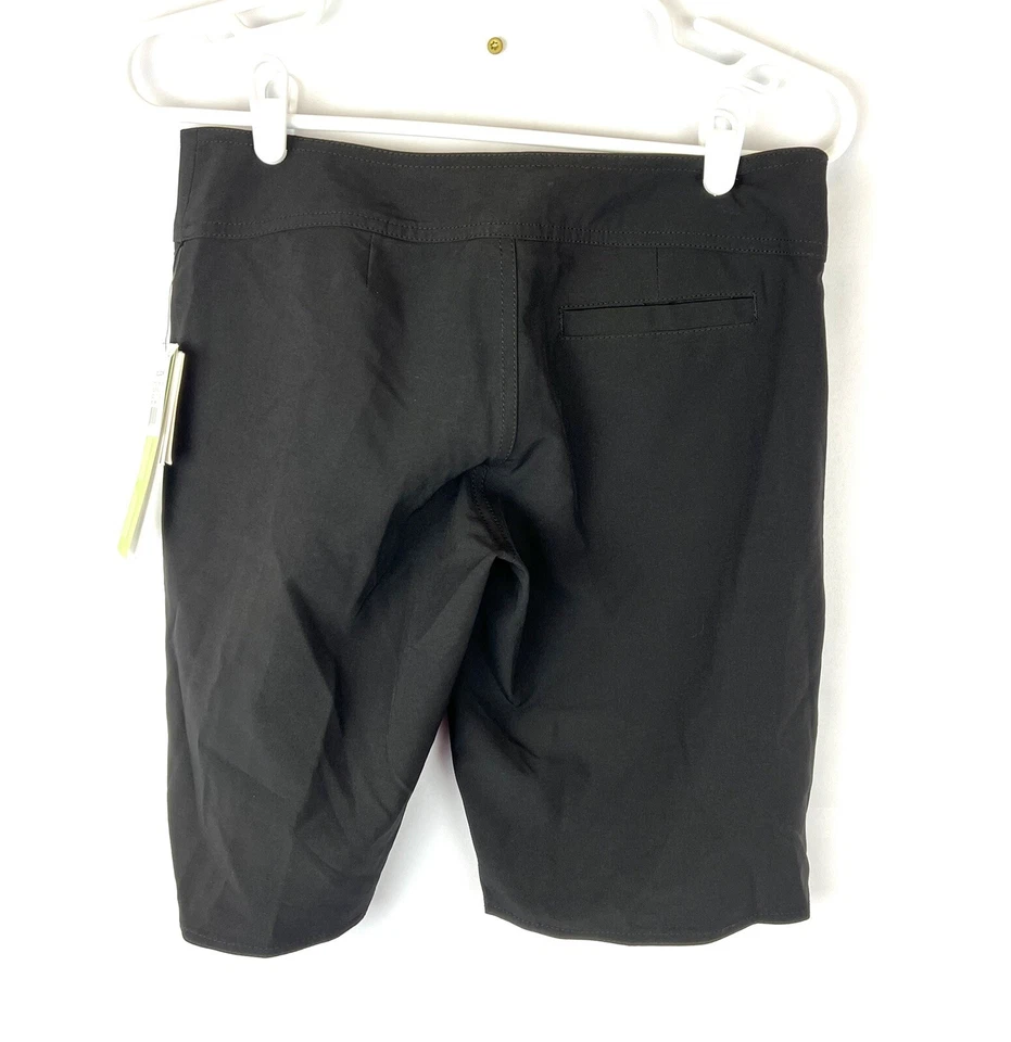 Volcom Women’s Simply Solid Black 11 Inch Boardshorts Size 0 - Image 2 of 3