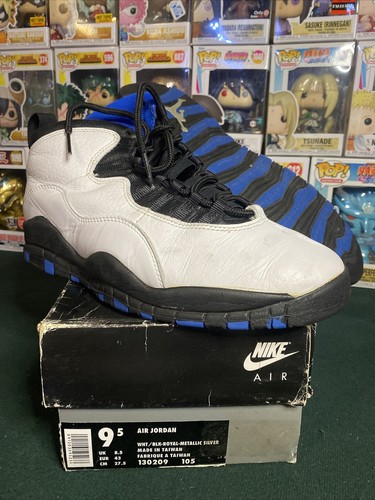 1995 Nike Air Jordan 10 X Retro Size 8 