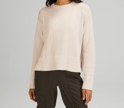 LULULEMON Cashlu Knit Pullover Women 
