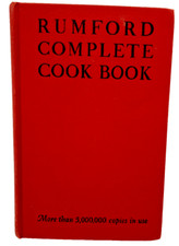 VINTAGE 1948 RUMFORD COMPLETE COOKBOOK 40TH EDITION RECIPES HARDCOVER USED