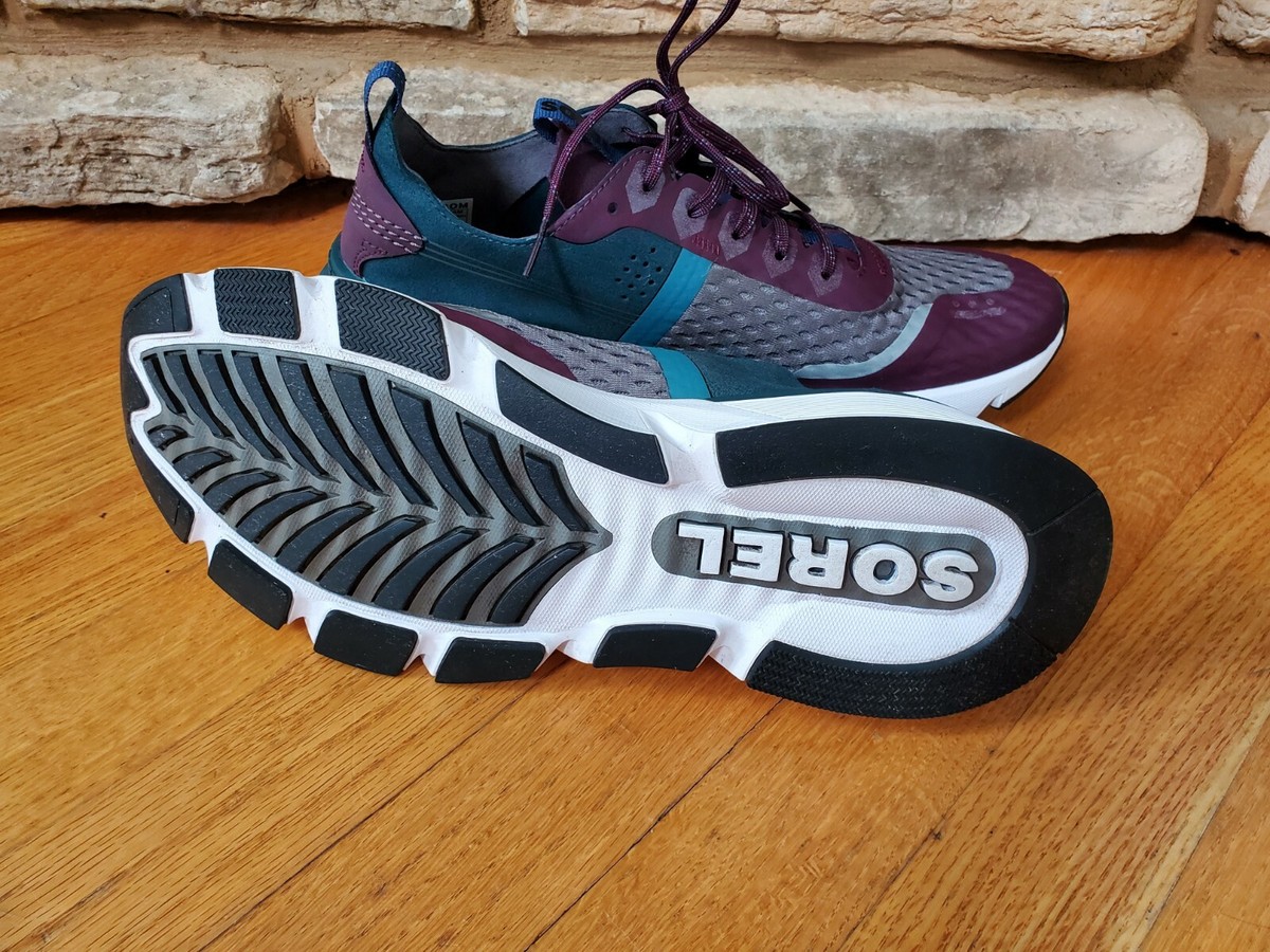 Sorel Kinetic Rush Mens 10.5 Epic Plum Quarry Lightweight Running Hiking Shoes SOREL Mens Kinetic Rush Epic Plum, Quarry Running Shoes Size  main image 2
