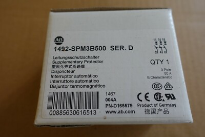 Allen-Bradley 1492-SPM3 B500     Leistungsschutzschalter 50 A NEU OVP
