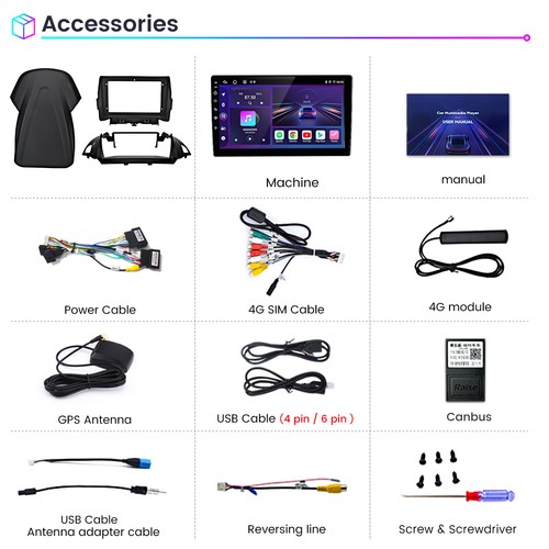 Radio de coche GPS NAVEGACIÓN POR SATÉLITE 6+128G para Ford Escape Kuga II 2013-2017 Carplay Android13 - Imagen 16 de 28