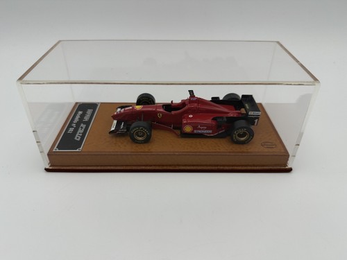 FERRARI F310 FORMULA 1 MODEL CAR 1/43 ON SCHEDONI LEATHER BASE | M. SCHUMACHER - Picture 7 of 9