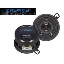 CRUNCH DSX 32 2-WAY COAX 8.7 Cm DSX32 1 Pair Speakers 87Mm