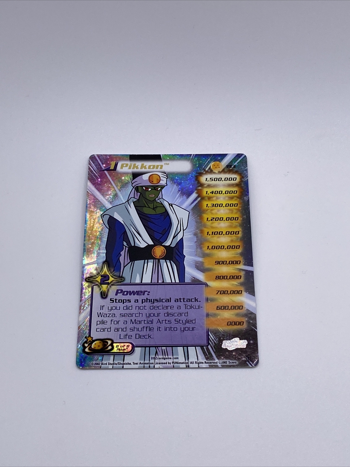 Pikkon #193 World Games Saga Hi-Tech HOLO FOIL Limited Dragonball Z DBZ Ccg  Card | eBay