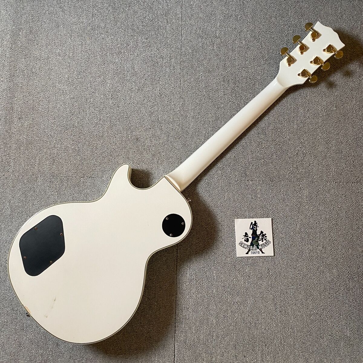 Grass Roots By ESP Les Paul Custom Type White Electric Grass Roots By ESP Les Paul Custom Type White Electric