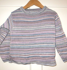 Strick-Pullover Hess-Natur aus Baumwolle, mehrfarbig, Größe: 104