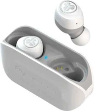 JLab Audio Go Air True Wireless Bluetooth Earbuds + Charging Case  - White/Gray