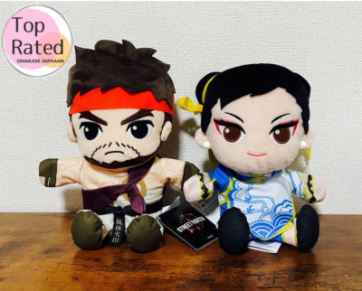 Street Fighter 6 Platinum Zakka Plush Puppet Chun-Li Ryu Set SEGA Japan 2025 New