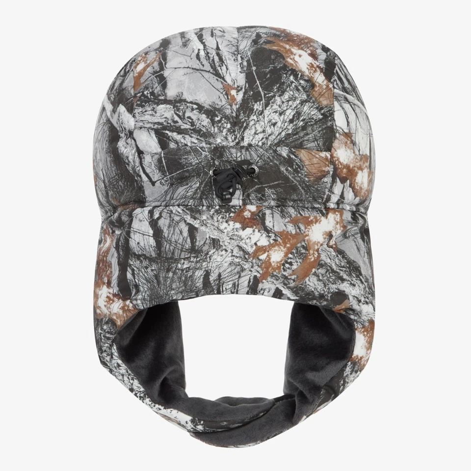 NEW THE NORTH FACE NUPTSE WARM EARMUFF CAP NE3CQ59 BLACK_CAMOUFLAGE  SIZE M - L - Image 2 of 4