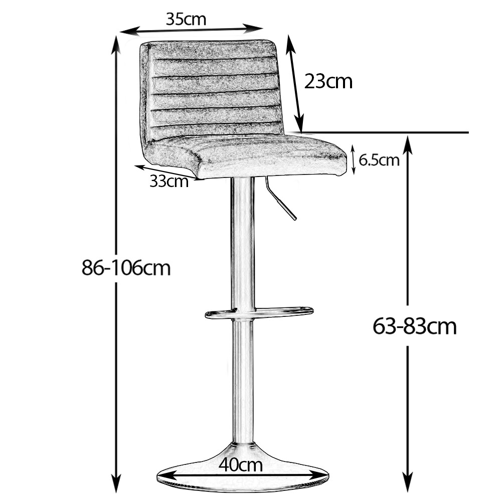 1x2× Breakfast Bar Stools Faux Matte Suede Leather/Velvet Dining Chair