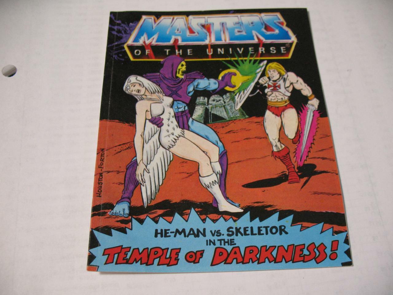 Vintage 1983 MOTU Masters of the Universe Mini Comic Temple of Darkness  