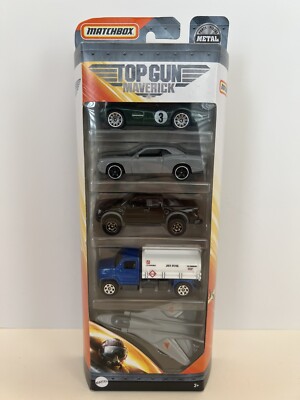 Matchbox Top Gun Maverick 5 Pack 4 Vehicles and 1 Plane 2022