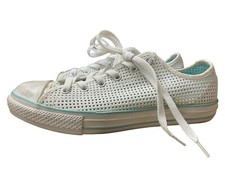 CONVERSE CHUCK TAYLOR OX 'White/Light Blue' Juniors Size 6 - 651810F