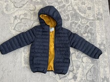 Class Club Puffer Jacket Boys 6/7 Navy Blue Hooded Coat