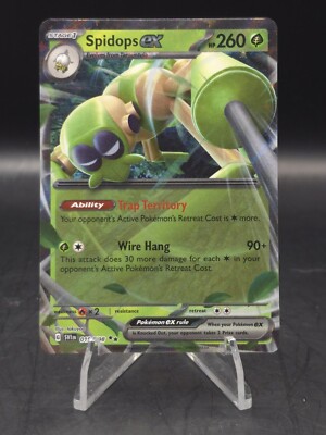 Pokemon TCG Spidops ex 019/198 Scarlet & Violet Base Set Double Rare NM