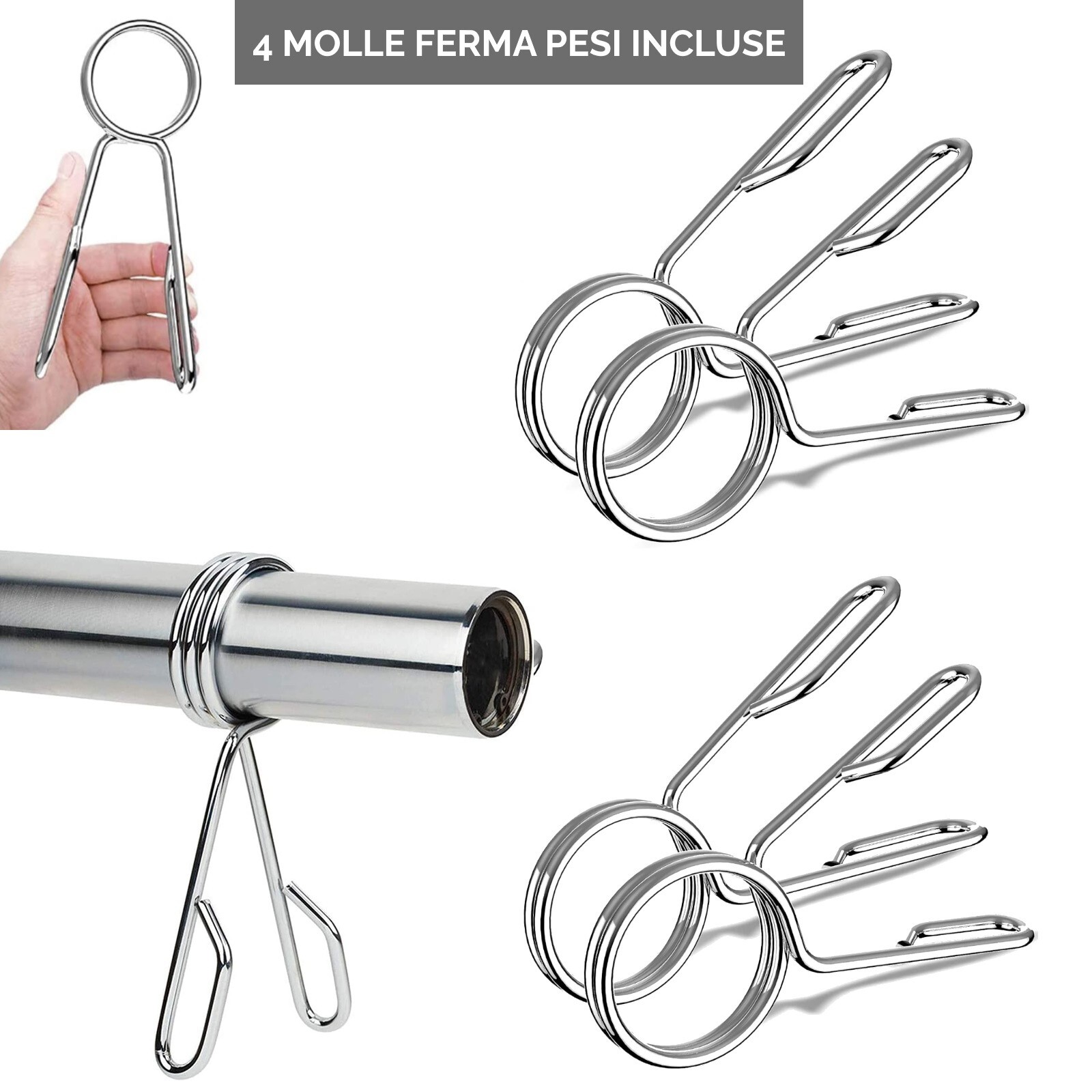 Set di Manubri Corti da 50 cm per Allenamento foto 4