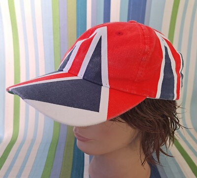 VINTAGE Great Britain FLAG Global Cap Snapback Hat