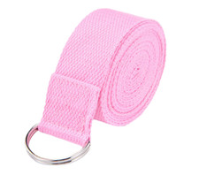 Yoga Stretching Belt Resistance Strap Pink