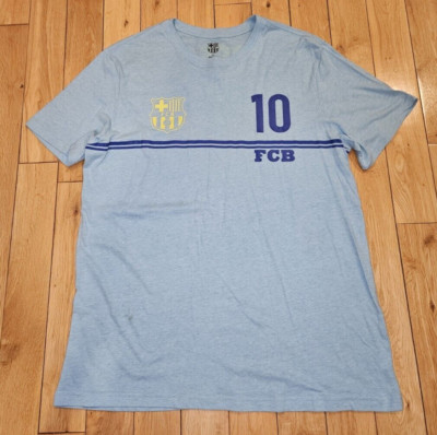 FCB BARCELONA LIONEL MESSI #10 Jersey Kit Style Shirt Men XL Barça