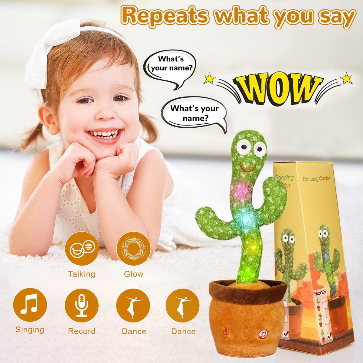 Peluche De Cactus De Simulación De 40 Cm – Muñeco Suave Para Abrazar, Decorar O Regalar