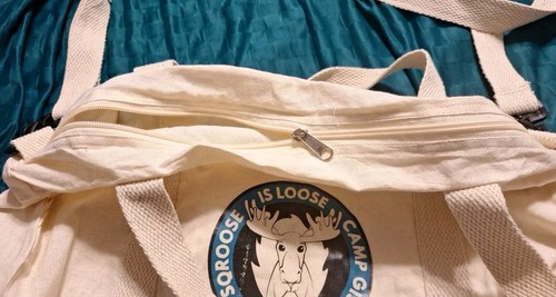 New GISH GISHWHES Misha Collins Sqroose Mascot Duffle Bag 2020 - Picture 7 of 7