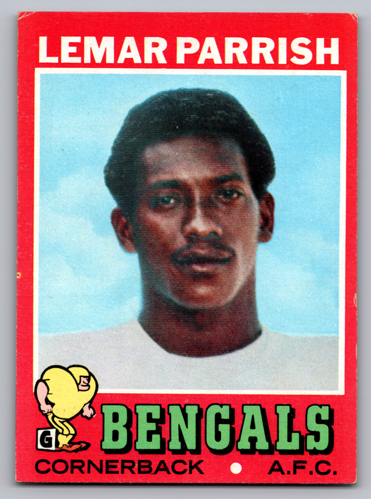 1971 TOPPS #233 LEMAR PARRISH BENGALS ROOKIE