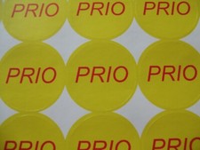 Hinweis-Aufkleber - Versand-Etikett - Markierung von Deutsche Post PRIO-Briefen