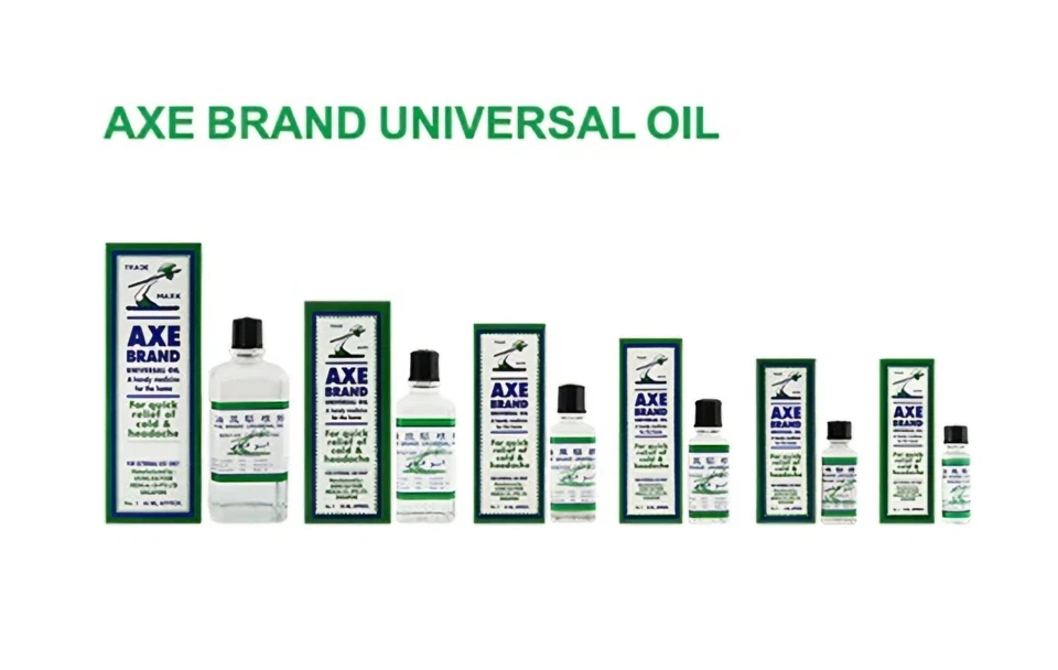 Axe Brand Universal Natural Pain Relief Singapore Medicated Oil ALL SIZES