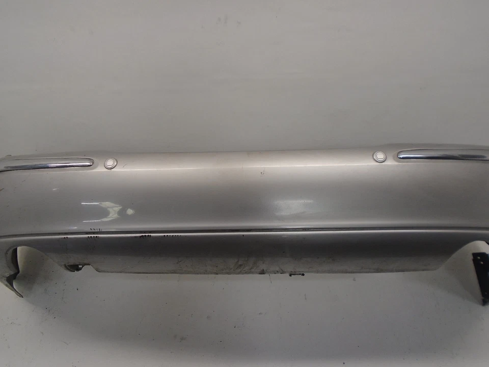 2000-2004 Jaguar S-Type Rear Bumper Cover Silver w/ Park Assist OEM DK804173 Foto 3 de 4