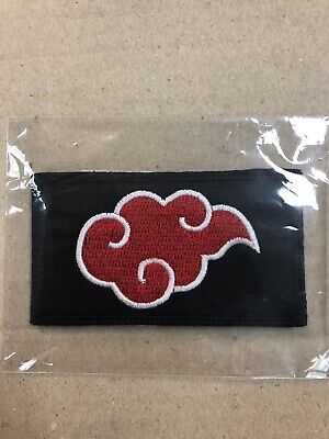 Patch Bordado Termocolante Naruto Nuvem Akatsuki Uchiha