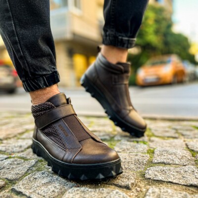 Men's Boots High Top Sneakers Casual Shoes Ankle Shoes For Men