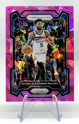 Nickeil Alexander-Walker 2023-24 Panini Prizm Pink Ice #218 Minn Timberwolves