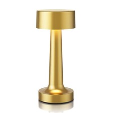 Portable LED Table Lamp, 3-Levels Brightness Metal Desk Lamp,3 Color Touch Co...