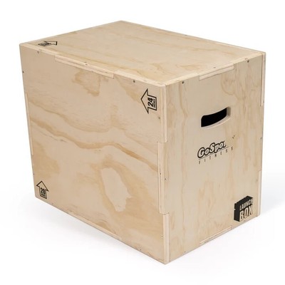 G0Sports Fitness Launch Box - 3-in-1 Plyo Jump Box for All Skill Levels Exercise