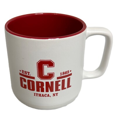 Cornell University Ithaca NY Coffee Mug Red White