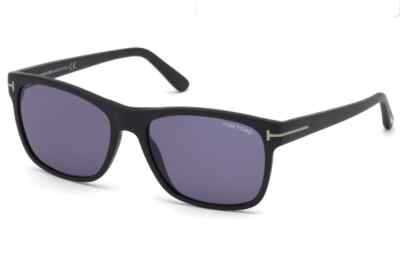 Tom Ford Giulio TF698 02V Matte Black Square Plastic Sunglasses Frame 59-18-145