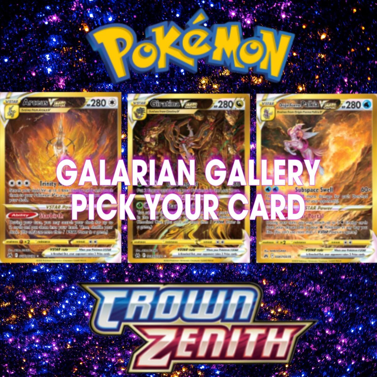 Crown Zenith Collection Tin (Galarian Articuno/Zapdos/Moltres) - Family Fun  Hobbies