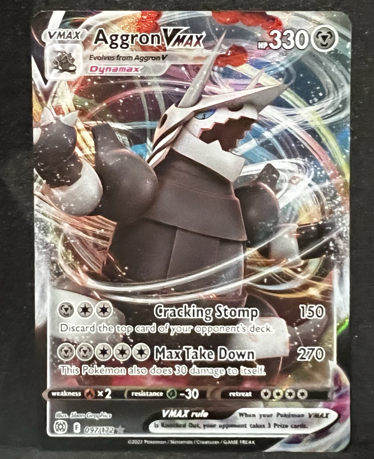 Aggron VMAX 097/172 Swsh09: Brilliant Stars Holo