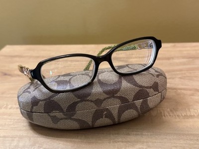 Coach HC6017 Vanessa 5036 Dark Olive Tortoise Eyeglass Glasses Frames