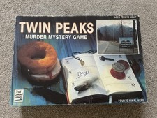 Twin Peaks Murder Mystery Board Game Paul Lamond Games 1991 Complete Rare 
